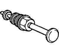 Commutateur Hansa à sécurité intrinsèque pour thermostats encastrés, 1 pièce.