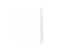 Commutateur Intelligent 6 Touches ABS pour tuya Commutateur Intelligent | Matériau ABS , finition blanche, design compact 86x86mm, installation adhésive double face