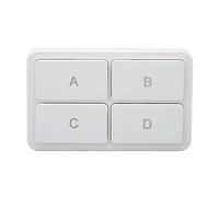 Commutateur Intelligent sans Fil, Commutateur à Bouton Intelligent à 4 Boutons, Commutateur de Télécommande APP pour Tuya, pour ZigBee, pour Appareils Ménagers