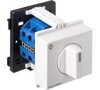 Commutateur Kraus & Naimer 2 pôles, 25 A, 7,5 kW, 2 x 4 mm², 1 pièce.