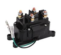 Commutateur Relais Treuil 12V 250A pour UTV ATV 4x4 | Contact Argenté et Borne Cuivre, Manchon Nylon PVC, Compatible Solénoïde 1500-5000 lb