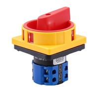 Commutateur Rotatif 380V 20A, Interrupteur à Came Verrouillable Industriel | 4 Pôles, Contacts en Argent, Boîtier PC Ignifuge, Montage Panneau M1 ou M2, Contrôle Manuel Stable