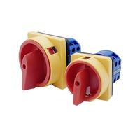 commutateur rotatif, Interrupteurs sectionneurs 4 pôles marche/arrêt 20 A et 25 A LW26GS(20A 64x64mm panel)