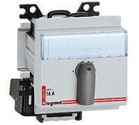 Commutateur rotatif modulaire 2 directions avec arrêt - 2P 16A 400V~ - 3 modules