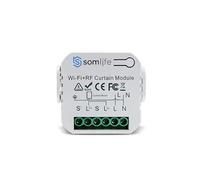 Commutateur SomLife de volet et rideau Wifi Rf Tuya Smart Life Module pour volet roulant 433 mhz