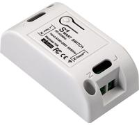 Commutateur Wifi sans fil Télécommande Smart On-off Controller Universel Intelligent Single Circuit Breaker Blanc