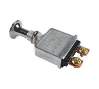 Commutateurs à poussoir, chromés, 8,3 x 3,6 x 2,2 cm, 6-28 V , 75 A avec bouton en métal, interrupteur à bascule électrique pour voiture, camion, tracteur, modification marine