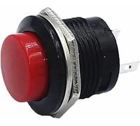 Commutateurs Micro-interrupteur 100PCS R13-507 SPST NO Rouge Noir Blanc Jaune Vert Bleu Capuchon rond Interrupteur à bouton-poussoir AC 6A / 125V 3A / 250V 6 couleurs interrupteur industriel (Color :