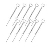 COMNESTBI 10 Pièces Support de Fixation Argenté pour Mèches de Bougie en | Outil DIY Compact et Léger, Garde les Mèches Droites, pour Fabrication de Bougies Soi-même