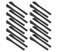 COMNESTBI 20 Embouts Noir Silicone Pièces en Antidérapants de Lunettes | Protection Branche Lunette Oreille, Coussinets D'oreille pour Lunettes, Usage Quotidien