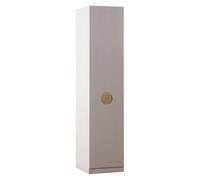 Compact Armoire à vêtements Robust 1 porte Armoire chambre à coucher Meuble penderie