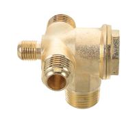 Compact Clapet Anti-retour, pour Compresseur D'air Alliage Or | Installation Facile, Flux Unidirectionnel Assuré, Usage Maison et Atelier, Pièce de Rechange pour Appareils