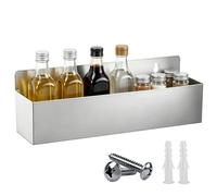 Compact Single Speed, Rail Stainless Steel, Heavy-Duty Liquor Organizer | Versatile Syrup Bottle, Rack Sauce Beer, Can Cruets Drink, Water Cocktail Food, for Kitchen Living, Room Restaurant Coffee