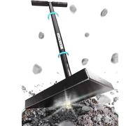 Compacteur manuel en acier de 11,5 kg – Compacteur pour sols, hauteur de 83 cm, plaque de base de 20 x 20 cm et poignée en T – Idéal pour compacter le sol