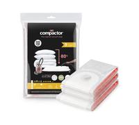 COMPACTOR Aspispace Sacs sous Vide 2 x Taille M + 1 x Taille L Lot de 3