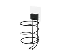 Compactor Bestlock Black Magic Support Mural pour sèche-Cheveux, Fixation Auto-adhésive, supporte jusqu'à 2 Kg, Fer Enduit de Poudre antirouille, 11 x 10,5 x 25cm, RAN10204