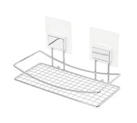Compactor BESTLOCK Magic Bath - Étagère de Bain adhésive autoportante, Chrome, 25x11,5x15(h) cm