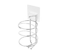 Compactor Bestlock Magic Support Mural pour Sèche-Cheveux, Fixation Autocollante, Supporte jusqu'à 2 kg, Fer Chromé Antirouille, 11 x 10,5 x 25 cm