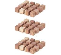 Compactor Cedar Lot 16 x Cubes antimites en cèdre Naturel, Marron, 2 x 2 x H 2 cm, CED023 (Lot de 3)
