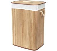 Compactor Panier à linge Free RAN5217 – bambou 40×30×60 cm