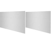Compactor - Crédence de cuisine inox - Taille 90 x 50 cm - plaque anti projections (Lot de 2)