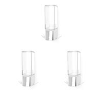 Compactor - Distributeur de Savon Mural 500ml - Coloris Blanc et Chrome (Lot de 3)