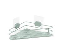 Compactor Étagère d'angle Auto-Adhésive GRENA Taille L 32x25x13 cm - Vert, Métal Revêtu de Poudre