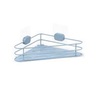 Compactor Étagère d'angle GRENA L - 32x25x13(h) cm - Métal Bleu poudré - Auto-adhésive RAN10666