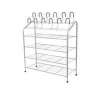 Compactor Harry Etagère Range-Chaussures, Argent, 70 x 27 x H84 cm, RAN6031