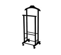 Compactor Hector - RAN11619 - Porteur de chambre double en bois avec roues, 28,5 x 43 x 97 cm - Fabriqué en Italie