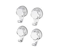 Compactor Home RAN4720 Lot de 4 Petits Crochets Chromés