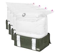 Compactor - Housse de Rangement sous Vide Ecologik Taille XXL - Très Grande capacité - Rangement couettes vêtements et oreillers (Lot de 4)