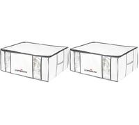 Compactor - Housse de rangement sous vide - Taille XXL très grande capacité - Compression couettes oreillers vêtements - Rangement armoire (Lot de 2)