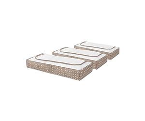 Compactor Housses de Rangement Dessous de Lit 45 x 108 x 15 cm, Lot de 3