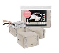 Compactor Housses Sous Vide M 42 x 40 x 27 cm, Valve Brevetée, Lot de 3