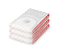 Compactor - Lot de 3 sacs de rangement sous vide - Taille M 90 x 55 cm - Rangement sous vide pour vêtements, couettes et oreillers