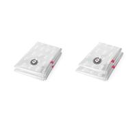 Compactor Lot de 2 sacs de rangement sous vide, taille XL, extra-plat, gamme Aspispace, transparent & Lot de Sacs sous vide Aspispace, 2 sachets, 1M+1L, rangement armoire, dressing, voyage