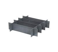 Compactor Lot de 3 Free Organisateur de tiroir, Gris, 44 x 0,2 x H 10 cm, RAN9873