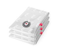 Compactor - Lot de 3 sacs de rangement sous vide - Taille M 90 x 55 cm - Rangement sous vide pour vêtements, couettes et oreillers