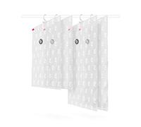 Compactor - Lot de 4 sacs de rangement sous vide à suspendre tailles M + L - Rangement vêtements pour placards et penderie