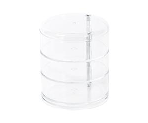 Compactor Multi floor organisateur cosmétiques et bijoux, Transparent, 11,5 x 0,2 x H13,7 cm, RAN6040