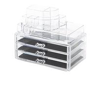 Compactor Multi Floor Organisateur cosmétiques et Bijoux Transparent L, RAN5055