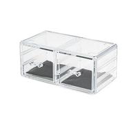 Compactor Organisateur Cosmetique et Bijoux, Transparent, 23,8 x 15,3 x H 10,8 cm, RAN8576