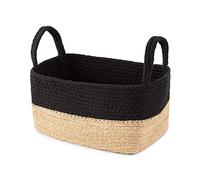 Compactor Panier de Rangement en Jute Magura de, Taille Petit, 24 x 15 x 12 cm, Brun/Noir, RAN10551