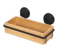 COMPACTOR Petite étagère à ventouse - Bambou naturel et métal