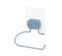 Compactor - Porte-Papier Toilette adhésif sans perçage pour Salle de Bain, Coloris Bleu, Rangement Salle de Bain