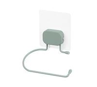 Compactor - Porte-Papier Toilette adhésif sans perçage repositionnable pour Salle de Bain, 13 x 6.5 x H.13.5 cm, Coloris Vert