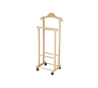 Compactor - Portemanteau 97x33x29 cm, avec roulettes, bois clair RAN7876