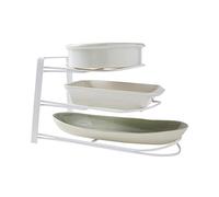 Compactor - Rangement Cuisine pour poêles et Plats, métal Blanc - Rangement couvercles et casseroles