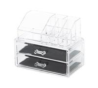 Compactor Rangement Organisateur cosmétiques et Bijoux, Transparent, 18,8 x 11,7 x H15,8 cm, RAN5048